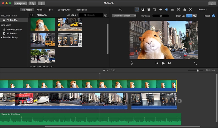 easiest green screen software for mac